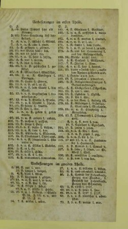 Verbesserungen im zweiten Theile