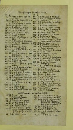 Verbesserungen im zweiten Theile
