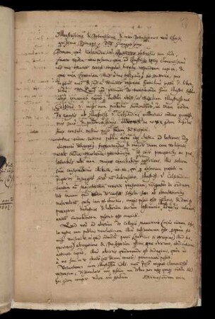 Cruciger, Georg: 2 Briefe an Landgraf Moritz; undatiert; 1603 Nov. 1
