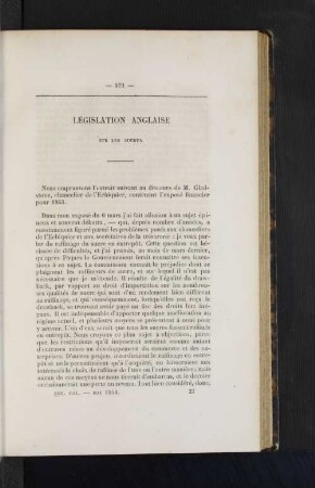 Legislation anglaise