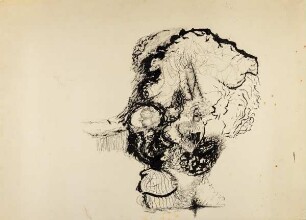 Ohne Titel (Abstrakte Ferderzeichnung)
