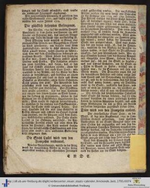 Die glücklich befreyten Gefangenen.