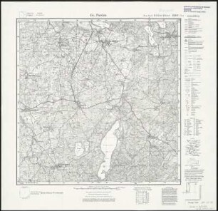 Meßtischblatt 2290 : Gr. Purden, 1938 : Gr. Purden. - Hrsg. 1914, bericht. 1929, redakt. Änd. 1938. - 1:25000. - [Berlin]: Reichsamt für Landesaufnahme, 1938. - 1 Kt.