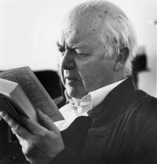 Friedrich Josef Dürrenmatt (1921-1990; schweizer Schriftsteller, Dramatiker und Maler). 1985