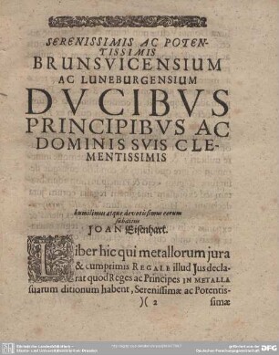 Serenissimis ac potentissimis ...