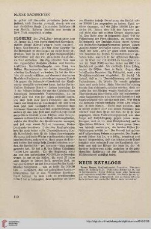 Neue Kataloge