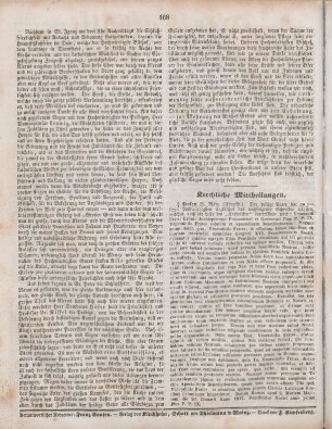 168 Kirchliche Mittheilungen