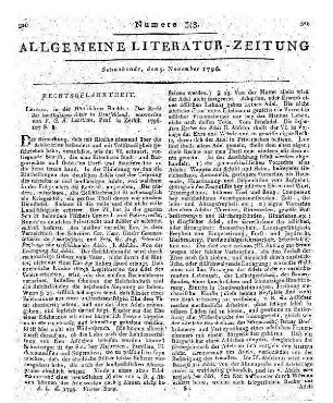 Urtheile und Haupt-Bescheide, welche beym Königlich-Groß-Britannischen und Churfürstlich-Braunschweig-Lüneburg. Ober-Appellations-Gerichte ... abgefasst und als eröffnet hinausgegeben worden. Jg.1-2. Celle: Schulze 1794-96