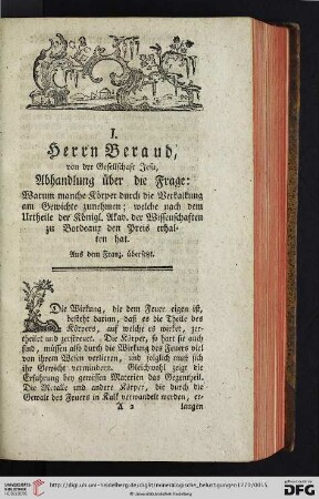 Sechster und letzter Theil