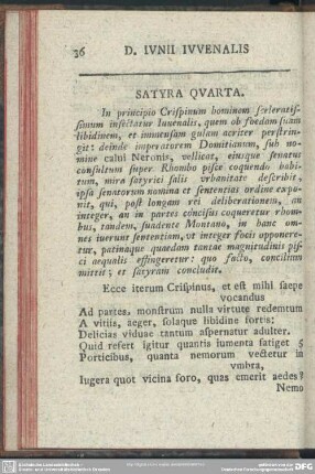 Satyra Quarta