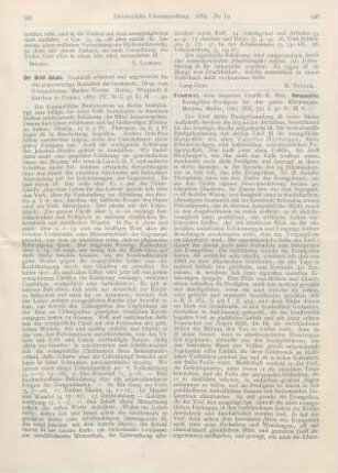 446-447 [Rezension] Frommel, Max, Herzpostille