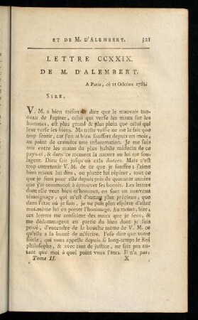 321-331, Lettre CCXXIX.-CCXXXI.