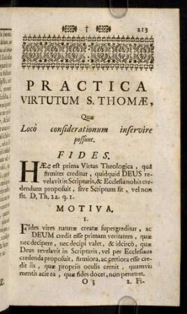 213-227, Fides. Spes. Charitas. Votum Paupertatis.
