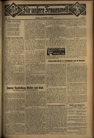 Zweite Ausgabe vom Freitag, den 02. Juni 1933.
