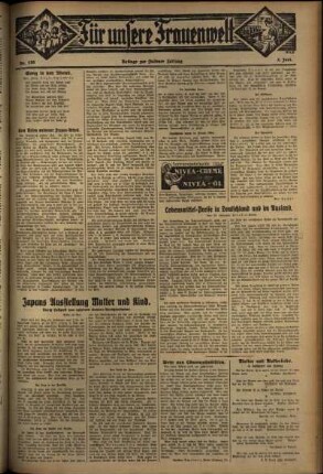 Zweite Ausgabe vom Freitag, den 02. Juni 1933.