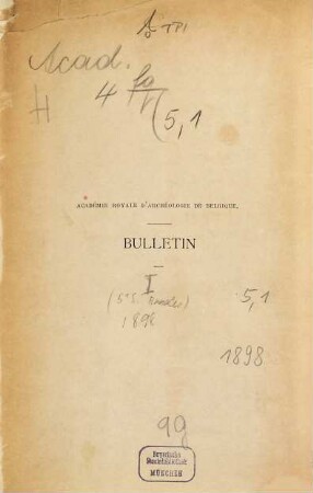 Bulletin. 1898 = Vol. 5,1