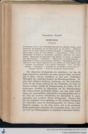XIV. Animismus. Fortsetzung.