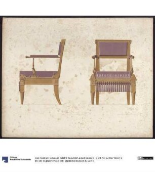 Tafel 9: Ansichten eines Sessels
