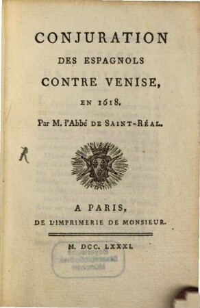 Conjuration des Espagnols contre la république de Venise