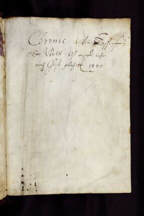 Sächsische Weltchronik : Ms. germ. fol. 129