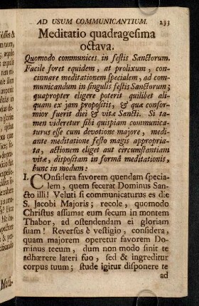 233-237, Meditatio quadragesima octava
