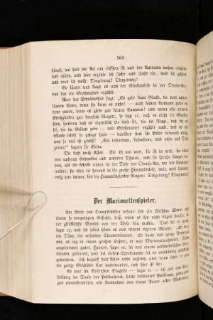 Der Marionettenspieler.