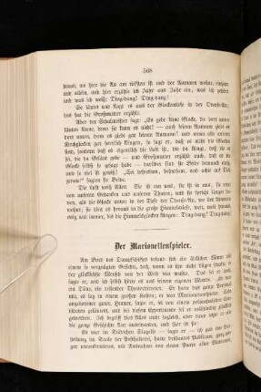 Der Marionettenspieler.