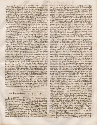 415-416 Der Parlamentsbeschluß über Kirchenfreiheit