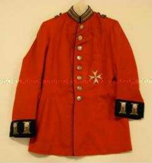Waffenrock zur Galauniform für Offiziere, Regiment Garde du Corps, Preußen