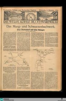 Karlsruher Tagblatt, Die weisse Kohle des Schwarzwalds