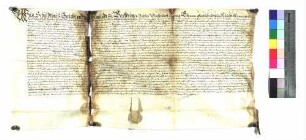 Gültverschreibung der Gemeinde Berkheim gegenüber der Propstei Denkendorf über 400 Gulden