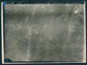 Foto der Stellungen südwestlich von Riencourt-lès-Cagnicourt zwischen Arras und Cambrai (Luftbild)