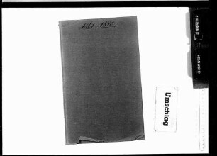 Stellen und Personal, Miszellen (1861-1888)