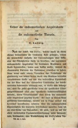 Zeitschrift für rationelle Medicin. 8. 1849