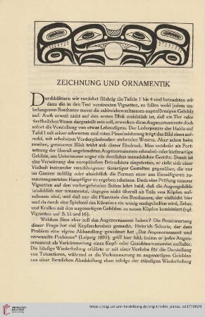 Zeichnung und Ornamentik