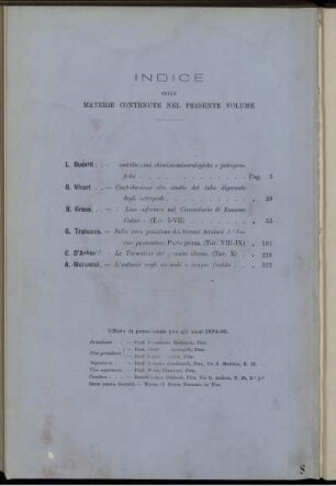 Indice Delle Materie Contenute Nel Presente Volume