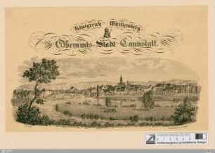 Oberamts-Stadt Cannstadt : Königreich Württemberg