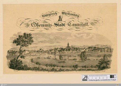 Oberamts-Stadt Cannstadt : Königreich Württemberg