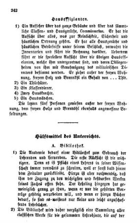 Hülfsmittel des Unterrichts