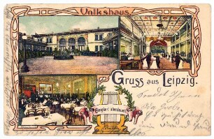 Gruss aus Leipzig: Volkshaus
