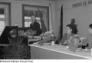 Ansprache auf einer Veranstaltung zum Internationalen Frauentag