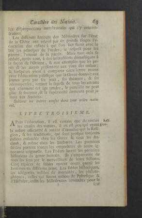 Livre Troisieme.
