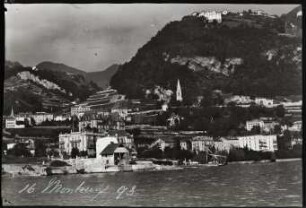 Montreux, vom Genfer See aus gesehen