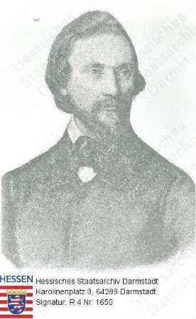 Duller, Eduard (1809-1853) / Porträt, Brustbild