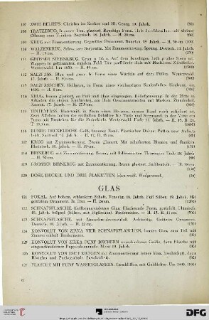 Glas (Nr. 121-148)