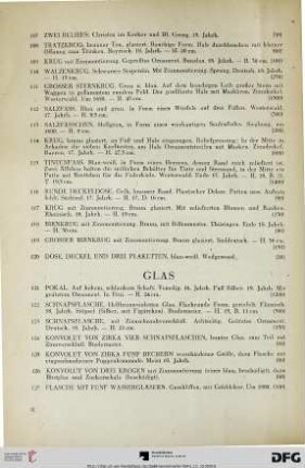 Glas (Nr. 121-148)