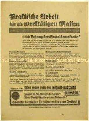 Aufruf zum Eintritt in die SPD