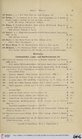 Militaria (Nr.499-591)