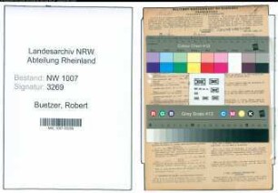 Entnazifizierung Robert Buetzer , geb. 11.06.1905 (Haendler)