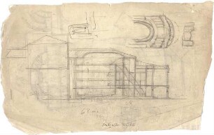 Hildebrand, Adolf von; Stuttgart; Theaterbau - Schnitt, Details